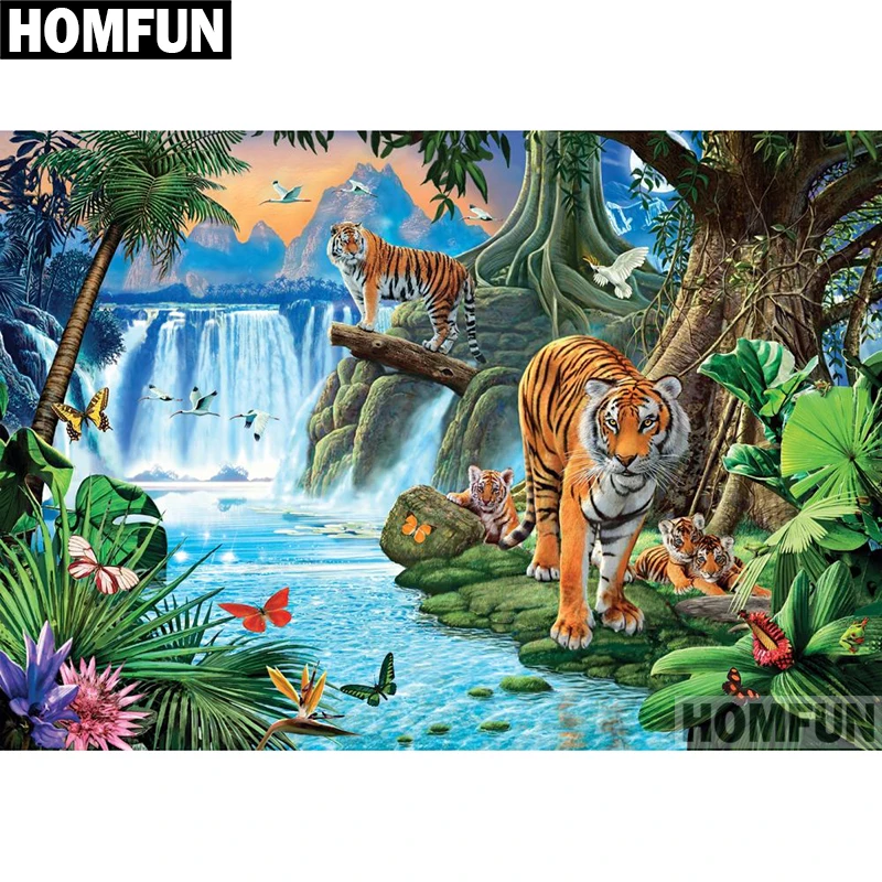 Алмазная 5D Вышивка HOMFUN A03917 «Семья тигра», полноразмерная/круглая вышивка крестиком, домашний декор, подарок для «сделай сам»
Алмазная 5D Вышивка HOMFUN A03917 «Семья тигра», полноразмерная/круглая вышивка крестиком, домашний декор, подарок для «сделай сам»