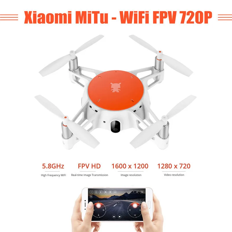 Миниатюрный Радиоуправляемый квадрокоптер MiTu с Wi Fi FPV и HD камерой