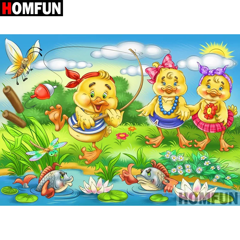 HOMFUN 5D DIY Diamond Embroidery Full Display "Cartoon duck" Diamond Painting Square/Round Rhinestones Decor Art A09173
HOMFUN 5D DIY Diamond Embroidery Full Display "Cartoon duck" Diamond Painting Square/Round Rhinestones Decor Art A09173