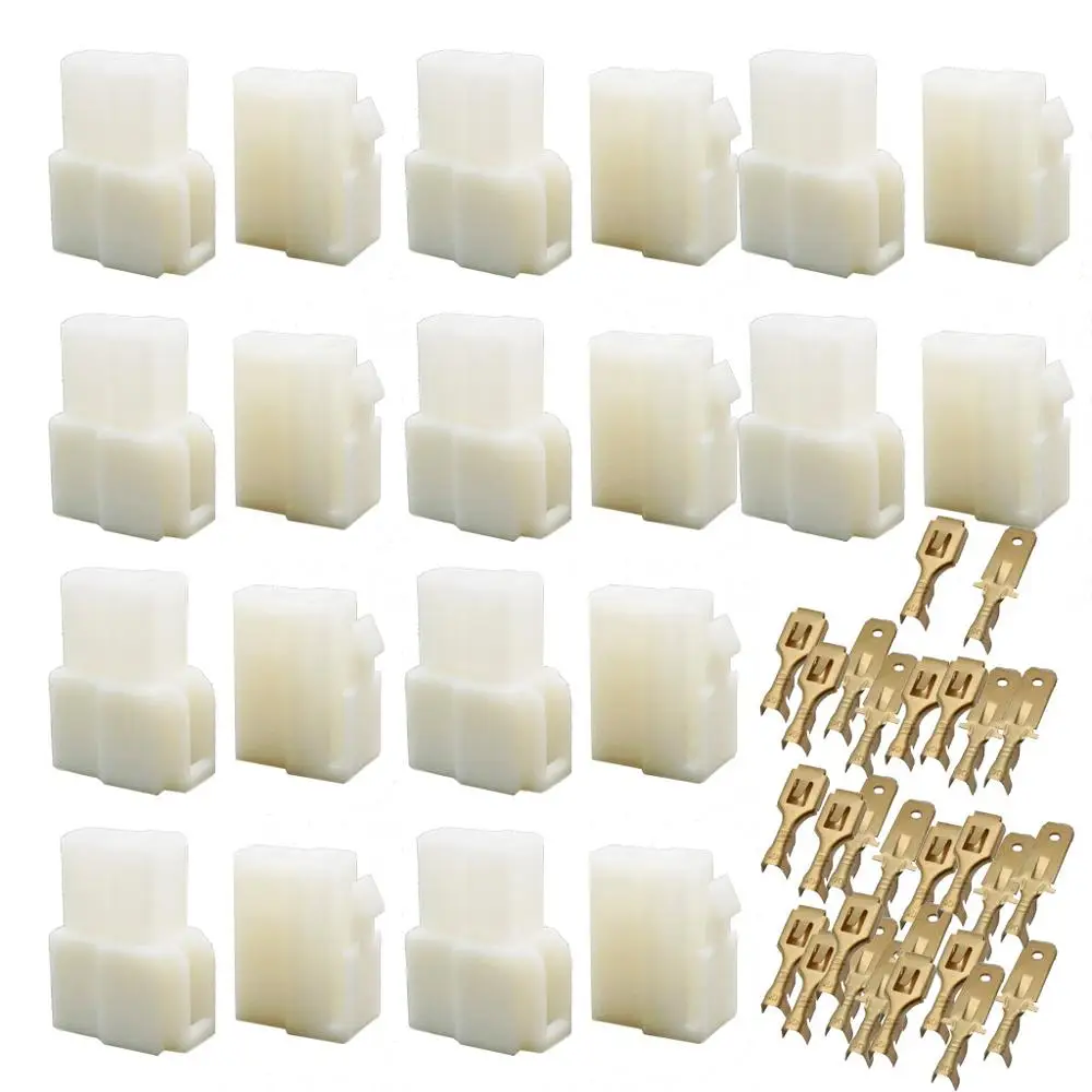 10 Pieces/lot 2 Way 6.3mm Electrical Multi Plug Connector Terminal Block Pin Wiring
10 Pieces/lot 2 Way 6.3mm Electrical Multi Plug Connector Terminal Block Pin Wiring
