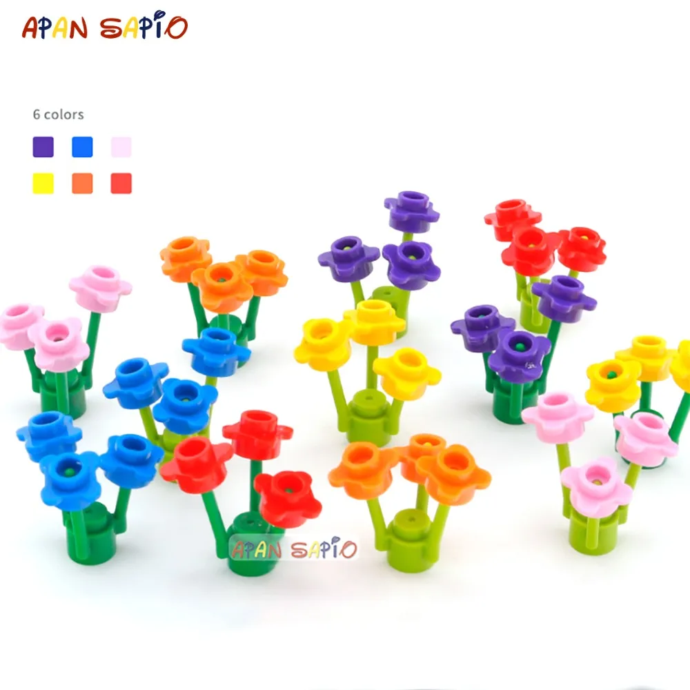 DIY Blocks Building Bricks Flowers and grass Educational Assemblage Construction Toys for Children Size Compatible With Brand
DIY Blocks Building Bricks Flowers and grass Educational Assemblage Construction Toys for Children Size Compatible With Brand