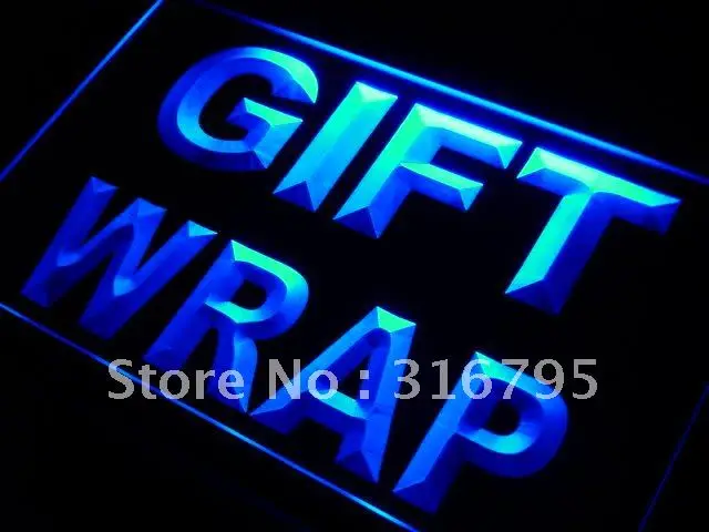 i417 Gift Wrap Display LED Neon Light Light Signs On/Off Switch 20+ Colors 5 Sizes
i417 Gift Wrap Display LED Neon Light Light Signs On/Off Switch 20+ Colors 5 Sizes