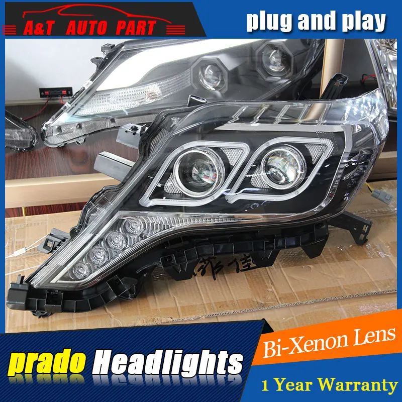 2014-2017 for prado headlights Angel Eyes car styling LED light DRL bi xenon lens for prado xenon head lamps
2014-2017 for prado headlights Angel Eyes car styling LED light DRL bi xenon lens for prado xenon head lamps