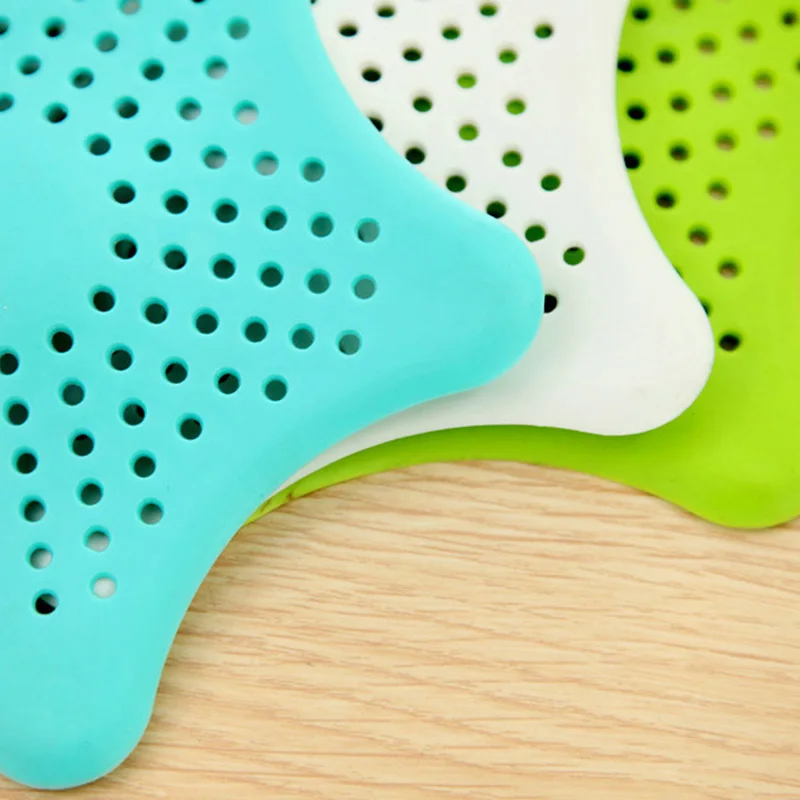 5PCS Sink Filter Mesh Home Kitchen Bathroom Sewer Starfish Filter Pentagram Anti-blocking Garbage Suction Plastic Drainage Cover
5PCS Sink Filter Mesh Home Kitchen Bathroom Sewer Starfish Filter Pentagram Anti-blocking Garbage Suction Plastic Drainage Cover