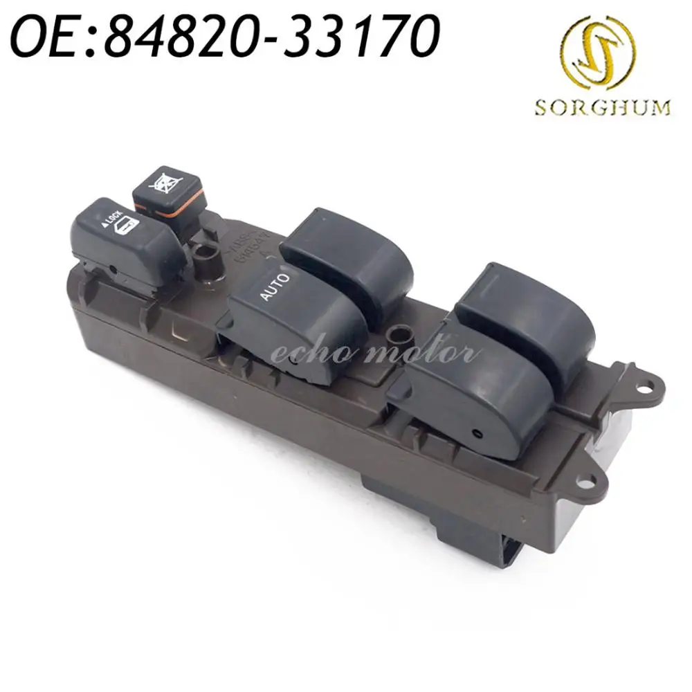 New 84820-33170 8482033170 Power Master Control Window Switch For Toyota 2002-2006 Camry & 2005-2009 Sienna 84820-01021
New 84820-33170 8482033170 Power Master Control Window Switch For Toyota 2002-2006 Camry & 2005-2009 Sienna 84820-01021