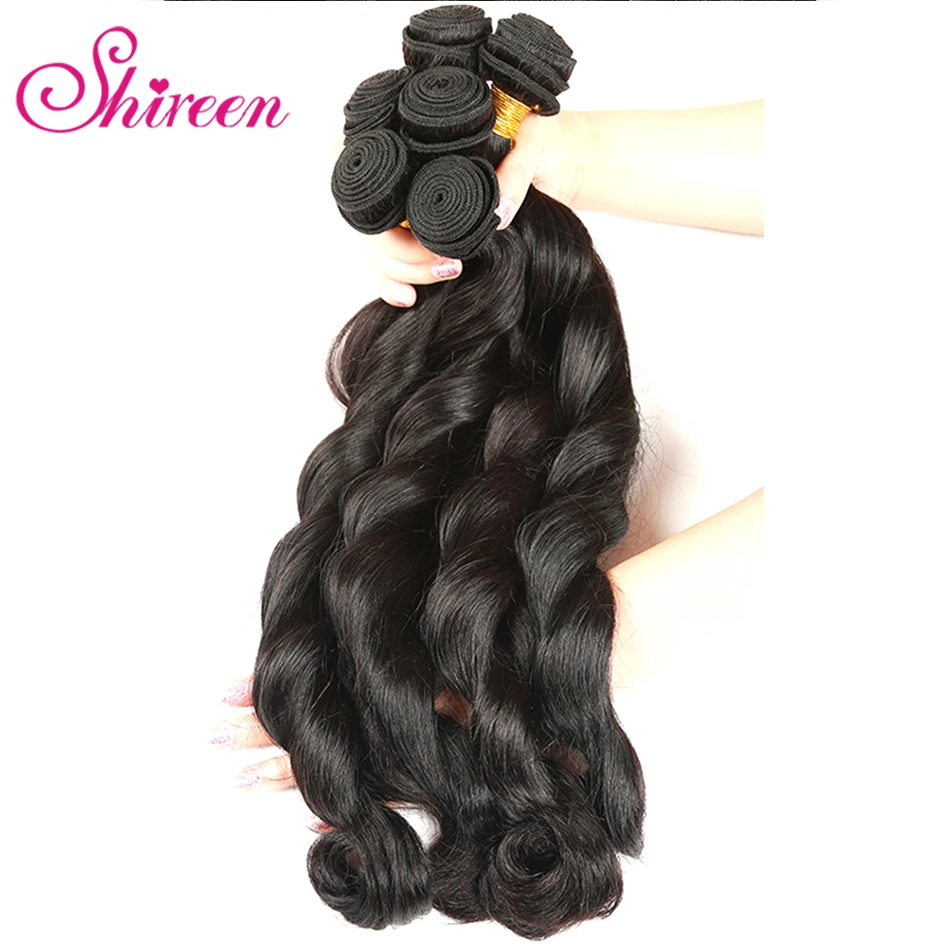 Shireen Brazilian Remy Hair Loose Deep Bundles 8-28 Inch 100% Human Hair Weave 4 Bundle Deals Natural Color More Wave Hair
Shireen Brazilian Remy Hair Loose Deep Bundles 8-28 Inch 100% Human Hair Weave 4 Bundle Deals Natural Color More Wave Hair