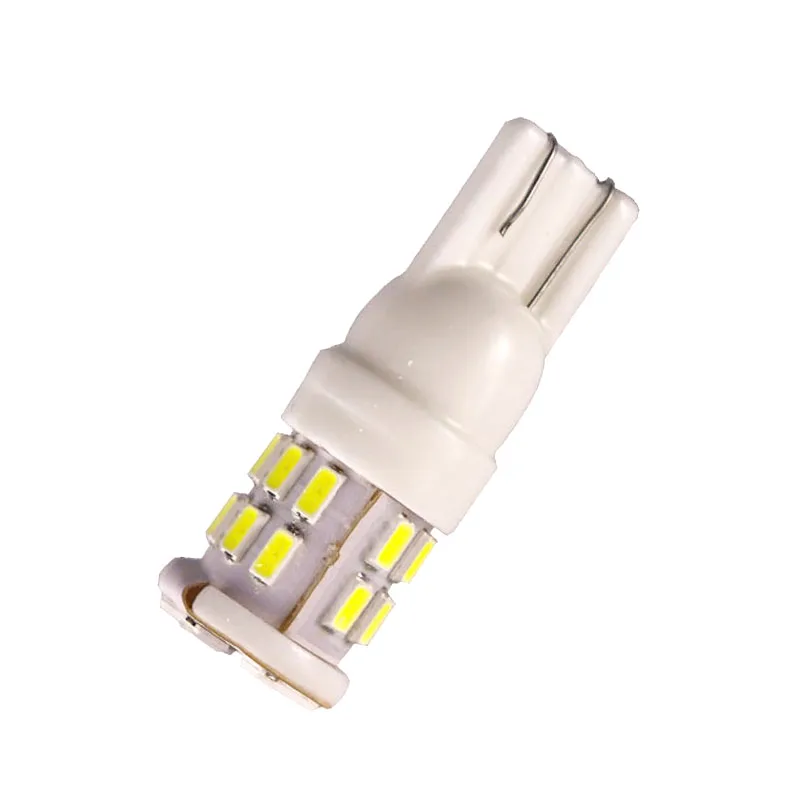 10 шт. 360 Угловое освещение T10 W5W LED керамический 30 smd 3014 Led 168 194 автомобильный