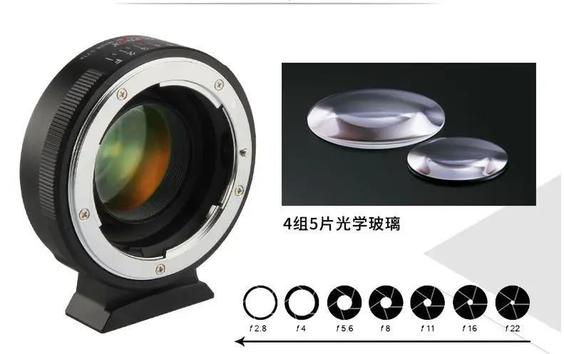 Amopofo 2018 New NF-M43X 0.71x Focal Reducer Adapter Turbo for Nikon F Lens to M43 Camera
Amopofo 2018 New NF-M43X 0.71x Focal Reducer Adapter Turbo for Nikon F Lens to M43 Camera