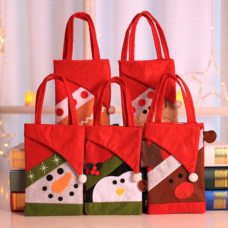 Creative Christmas Gift Bag five Pattern Santa Claus Candy Bag Handbag Home Party Decoration Xmas Kids Gift Bag Handmade 11*33cm
Creative Christmas Gift Bag five Pattern Santa Claus Candy Bag Handbag Home Party Decoration Xmas Kids Gift Bag Handmade 11*33cm