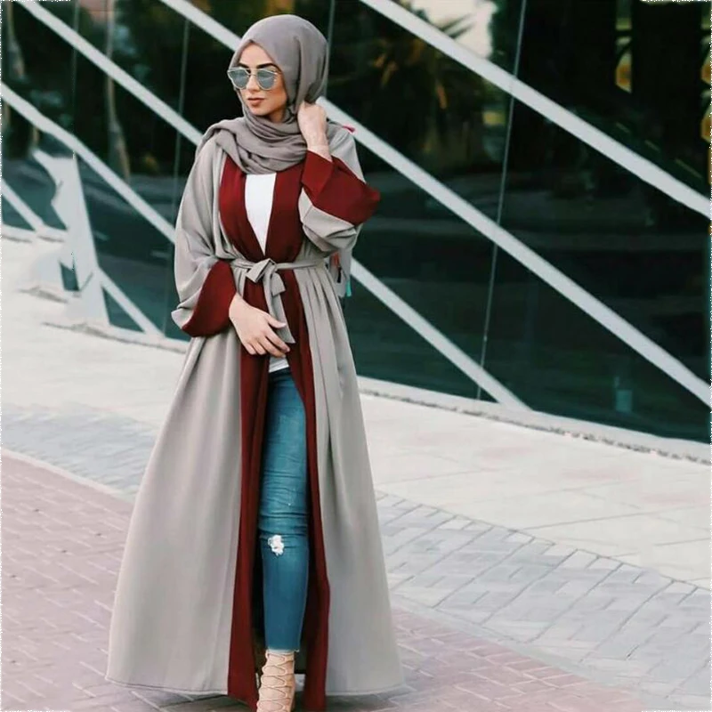 Мусульманское женское длинное платье-кардиган Abaya, длинное платье с поясом, туника, кимоно, одежда для арабов
Мусульманское женское длинное платье-кардиган Abaya, длинное платье с поясом, туника, кимоно, одежда для арабов