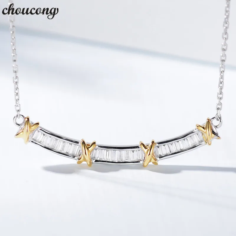 Модные подвески-кресты choucong из настоящего серебра 925 пробы с фианитом 5A, Свадебный кулон с ожерельем для женщин, свадебные украшения
Модные подвески-кресты choucong из настоящего серебра 925 пробы с фианитом 5A, Свадебный кулон с ожерельем для женщин, свадебные украшения
