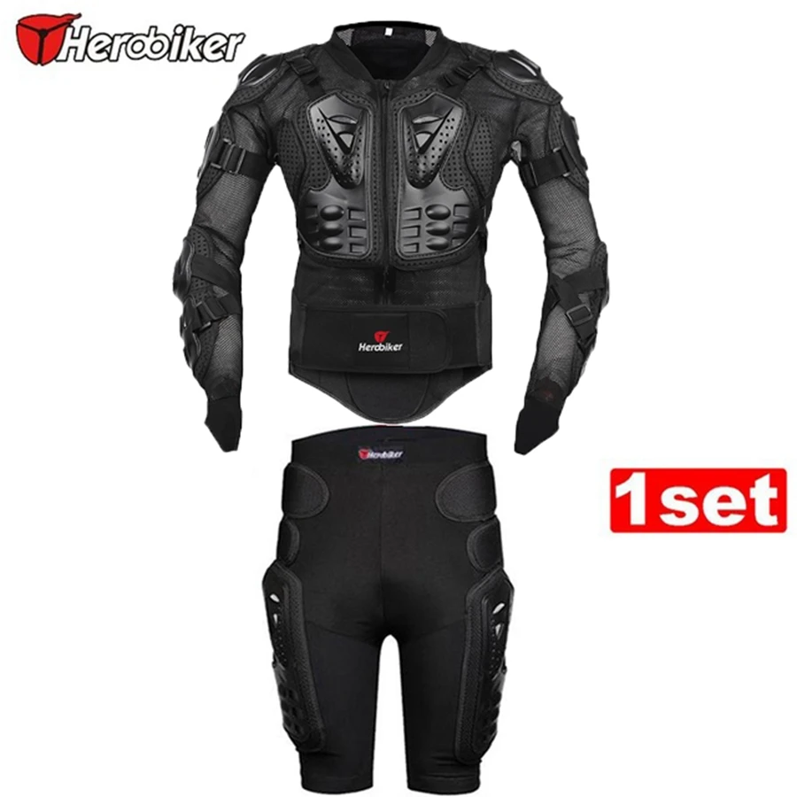 Free shipping 1set HEROBIKE Motorcycle Motorcross Racing Full Body Armor Spine Chest Gear Protective Jacket+Gears Short Pants
Free shipping 1set HEROBIKE Motorcycle Motorcross Racing Full Body Armor Spine Chest Gear Protective Jacket+Gears Short Pants