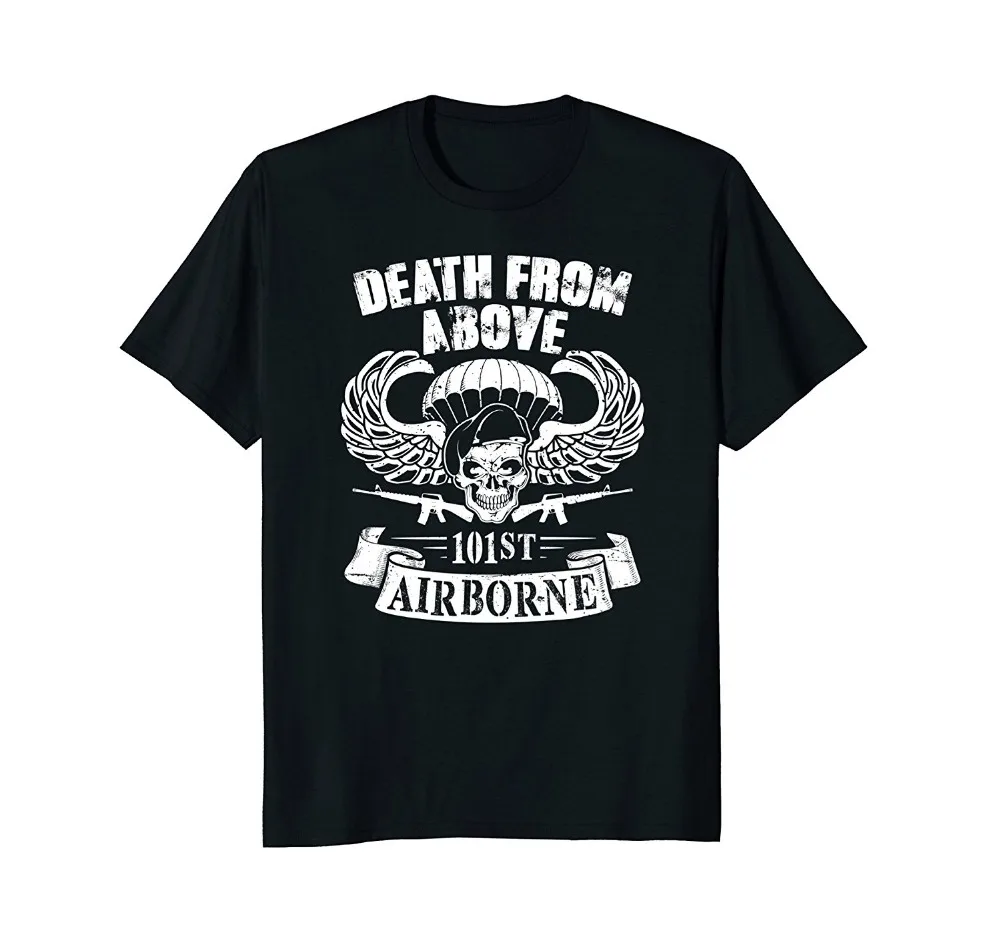 2019 New Men Summer Tee Shirt Death From Above 101st Airborne Division T Shirt Funny T-shirt
2019 New Men Summer Tee Shirt Death From Above 101st Airborne Division T Shirt Funny T-shirt