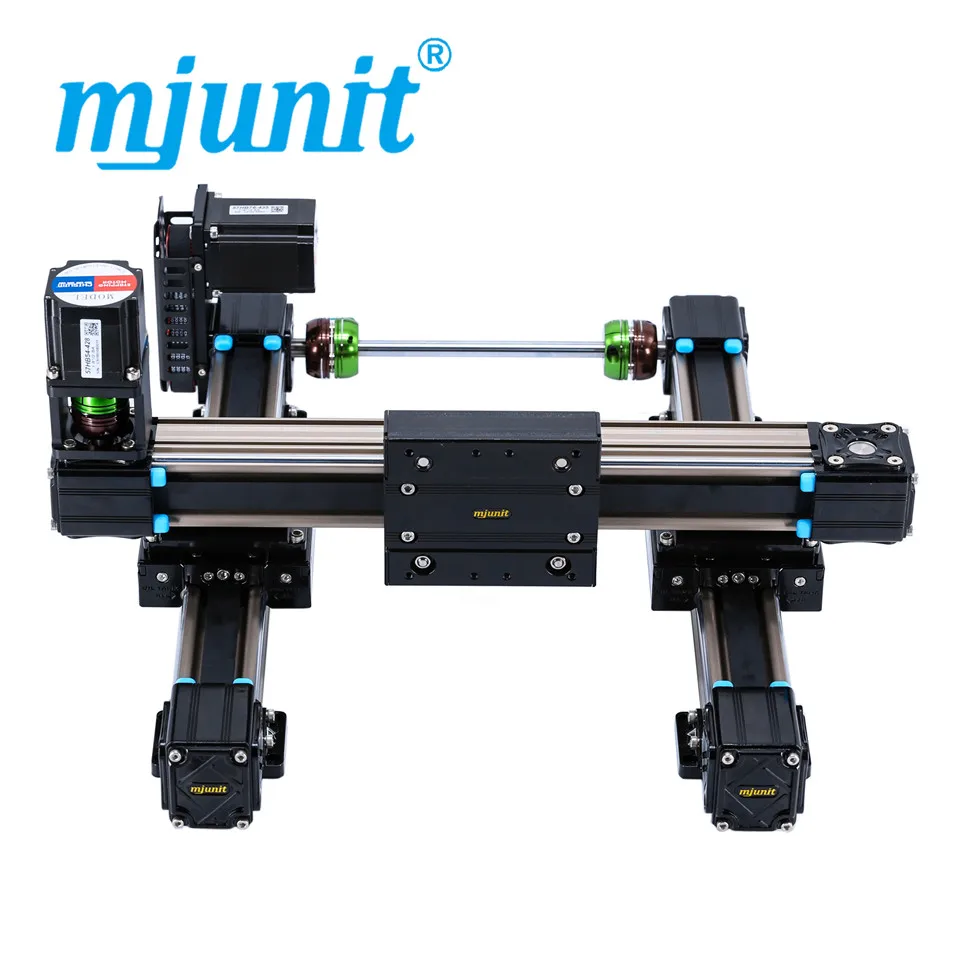 

mjunit synchronous belt module guide rail, XY axis gantry with high-speed slide manipulator for automatic vamp line drawing