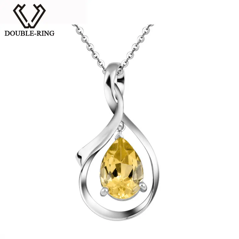 DOUBLE-R Water Drop Real Citrine Pendants Women 925 Sterling Silver Necklaces Pendants Valentine'S Day Fine Jewelry CAP02463B
DOUBLE-R Water Drop Real Citrine Pendants Women 925 Sterling Silver Necklaces Pendants Valentine'S Day Fine Jewelry CAP02463B