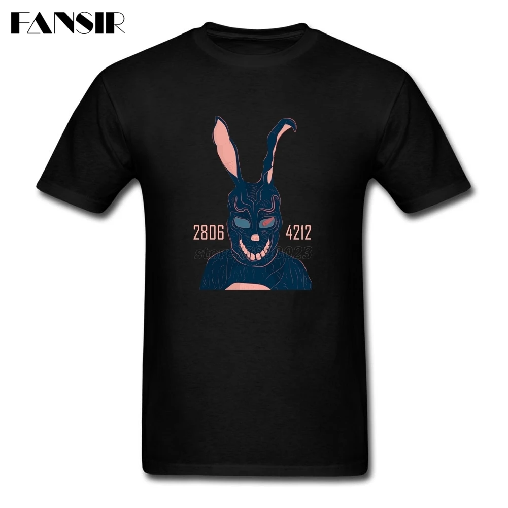 XS 3XL фильм Донни Дарко Swag футболки человек белый короткий рукав пользовательские