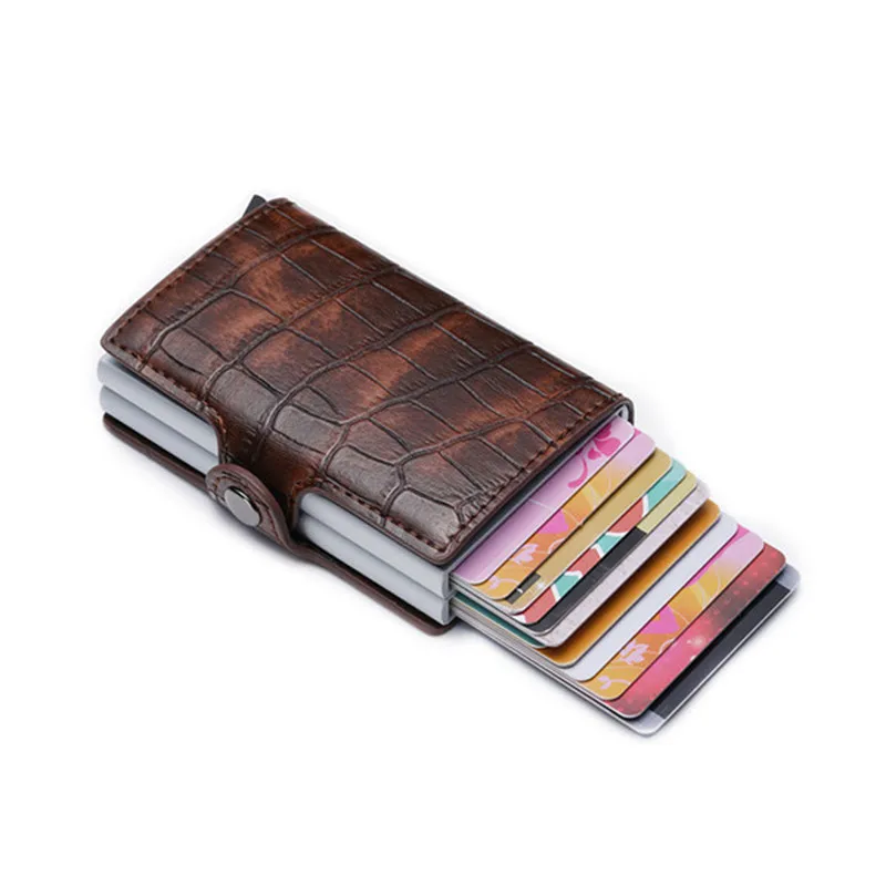 ZOVYVOL 2020 Function PU Leather Card Case New Men Wallet Credit Card Holder Visiting Aluminum Double Boxes Card Wallet women
ZOVYVOL 2020 Function PU Leather Card Case New Men Wallet Credit Card Holder Visiting Aluminum Double Boxes Card Wallet women