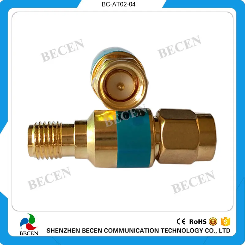 BECEN 2W SMA-JK Coaxial RF Attenuator ,DC to 6.0GHz ,1db,2db,3db,5db,6db,10db,15db,20db,30dB
BECEN 2W SMA-JK Coaxial RF Attenuator ,DC to 6.0GHz ,1db,2db,3db,5db,6db,10db,15db,20db,30dB