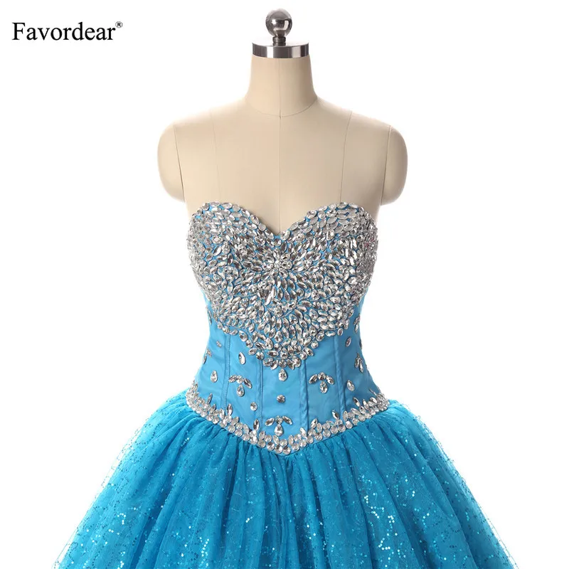 Favordear Sparkly Beading Sweetheart Ball Gown Vestidos De 15 Anos Flat Embroidery Edge Quinceanera Dress Special Occasion 2019
Favordear Sparkly Beading Sweetheart Ball Gown Vestidos De 15 Anos Flat Embroidery Edge Quinceanera Dress Special Occasion 2019