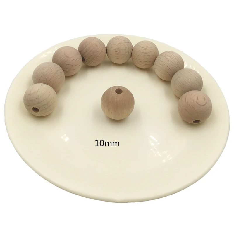10Pcs Wooden Chewable Teether 10-20mm DIY Craft Jewelry Round Beech Beads Baby Teether
10Pcs Wooden Chewable Teether 10-20mm DIY Craft Jewelry Round Beech Beads Baby Teether
