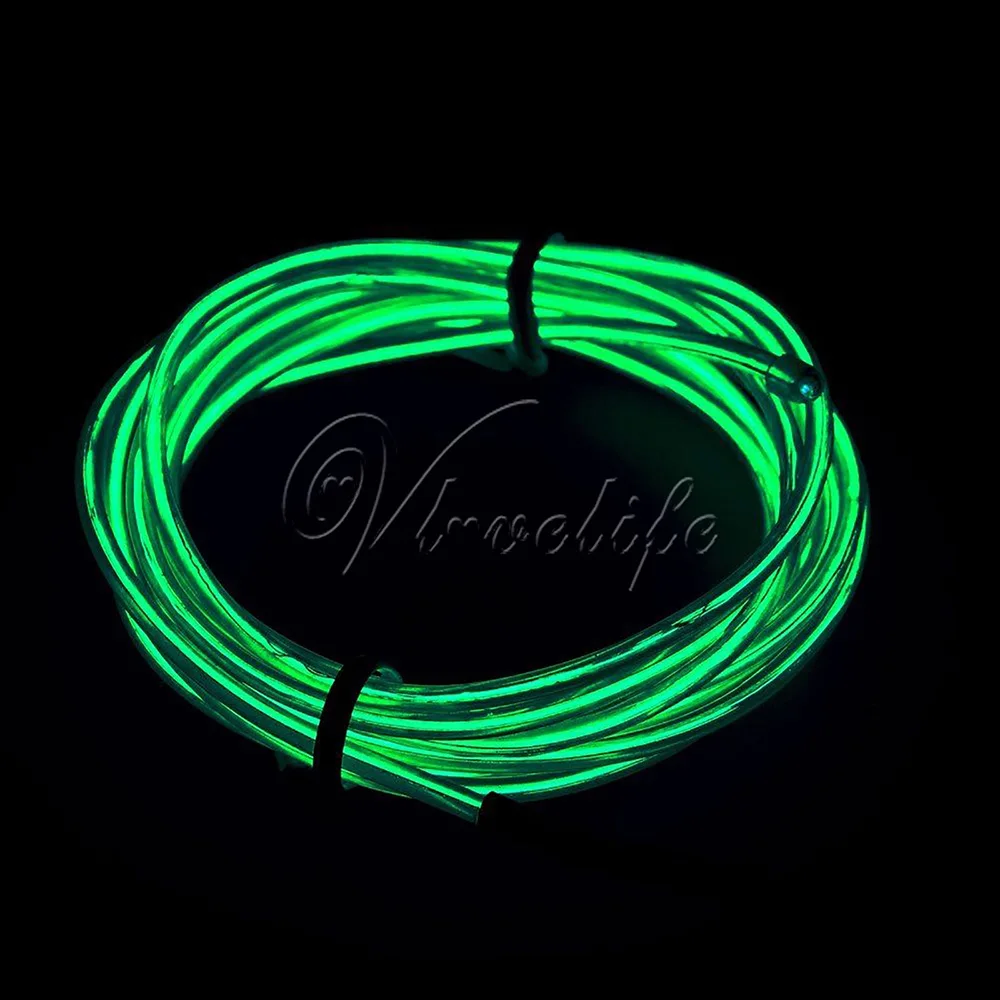 5M EL Wire Rope Flexible Neon LED Light Glow Battery Power Wedding Party Decorations Supply Accessories 5meters Long 6 Colors
5M EL Wire Rope Flexible Neon LED Light Glow Battery Power Wedding Party Decorations Supply Accessories 5meters Long 6 Colors