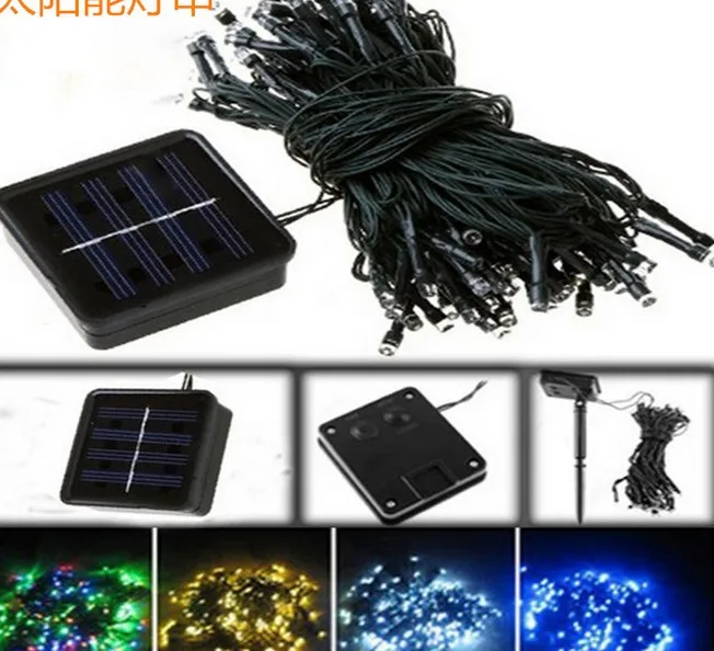 10M100LED solar lights garden decoration night street color flash LED lights outdoor patio string lights
10M100LED solar lights garden decoration night street color flash LED lights outdoor patio string lights