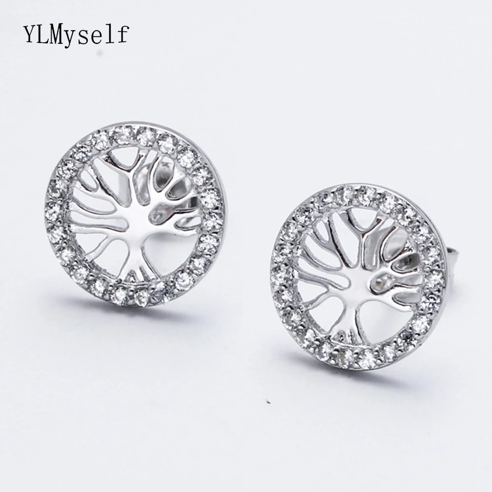 Real 925 Sterling Silver Necklace Earrings Fine Jewelry set Tree design Round Suspension 2PCS Jewellery sets for women
Real 925 Sterling Silver Necklace Earrings Fine Jewelry set Tree design Round Suspension 2PCS Jewellery sets for women
