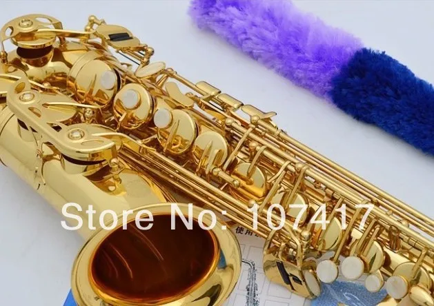 New Arrival Gold Lacquer Falling Tune E (f) Boquilha Sax Alto Genuine Brass Alto Saxophone Musical Instrument
New Arrival Gold Lacquer Falling Tune E (f) Boquilha Sax Alto Genuine Brass Alto Saxophone Musical Instrument