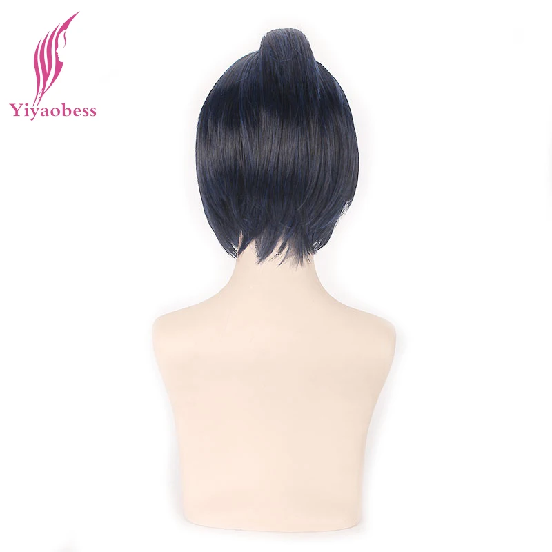 Yiyaobess 8inch Hitman Reborn Mix Black Blue Straight Short Cosplay Wig With Ponytail Synthetic Hair Wigs For Halloween Party
Yiyaobess 8inch Hitman Reborn Mix Black Blue Straight Short Cosplay Wig With Ponytail Synthetic Hair Wigs For Halloween Party