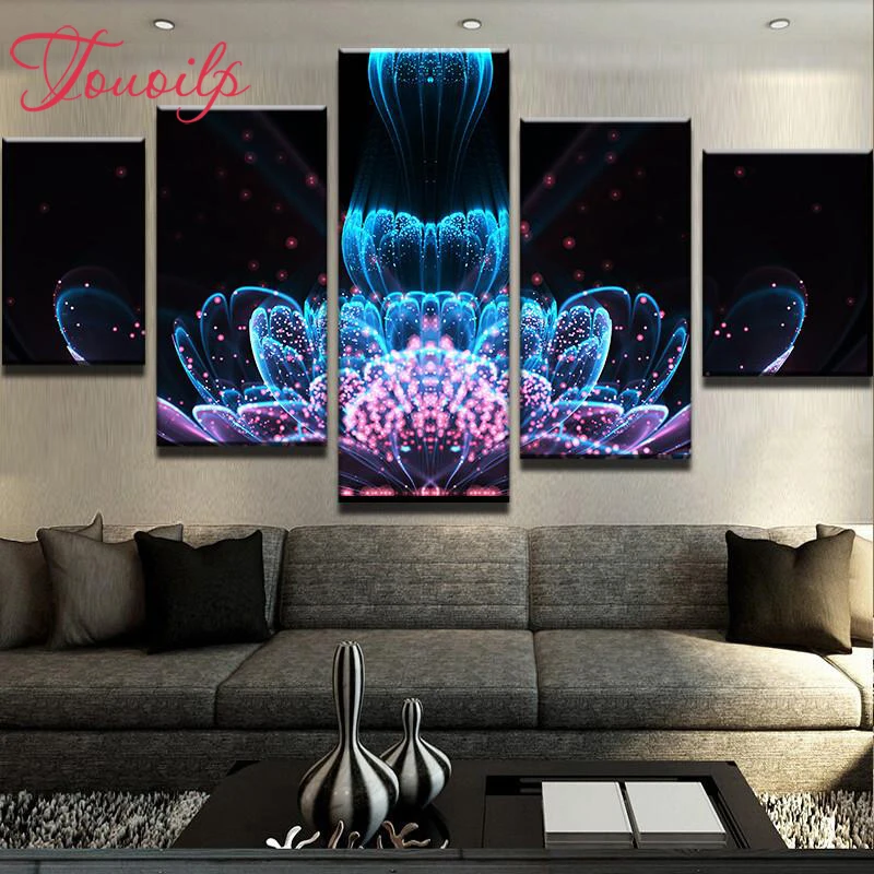 DIY Full Square&round 5pcs Abstract Lotus Landscape Diamond Painting Combination diamond Embroidery Mosaic Home Decor painting
DIY Full Square&round 5pcs Abstract Lotus Landscape Diamond Painting Combination diamond Embroidery Mosaic Home Decor painting