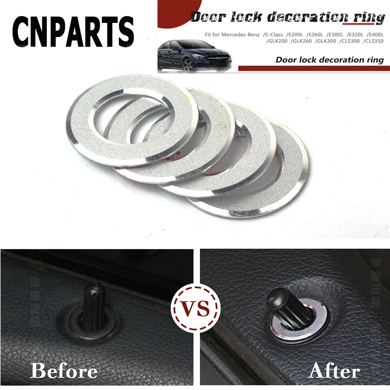 CNPARTS For Mercedes E GLK GLS Class W212 E200L E260L E300L E320L E400L AMG Car Styling Door Pin Lock Badge Stickers Decorative
CNPARTS For Mercedes E GLK GLS Class W212 E200L E260L E300L E320L E400L AMG Car Styling Door Pin Lock Badge Stickers Decorative