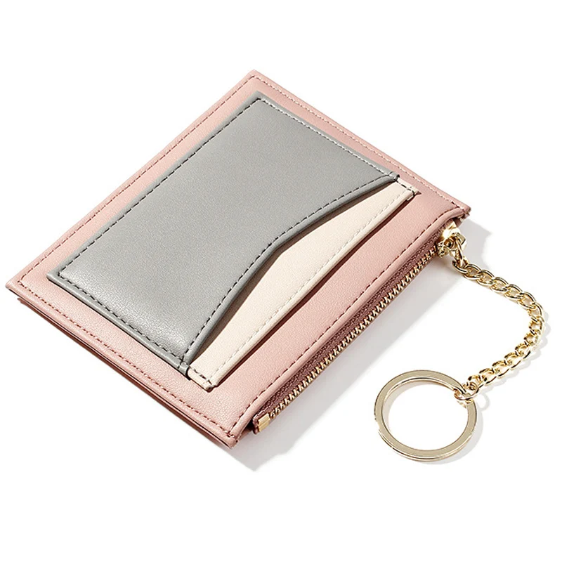 Small Wallet Slim Leather Card Case Holder Change Purse with Keychain for Women Girls New
Small Wallet Slim Leather Card Case Holder Change Purse with Keychain for Women Girls New