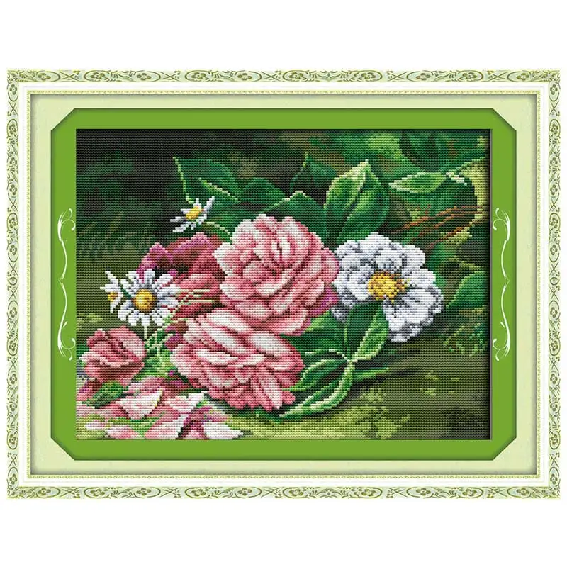Flowers patterns counted Cross Stitch 11CT 14CT Cross Stitch Set Wholesale DIY Cross-stitch Kit Embroidery Needlework
Flowers patterns counted Cross Stitch 11CT 14CT Cross Stitch Set Wholesale DIY Cross-stitch Kit Embroidery Needlework