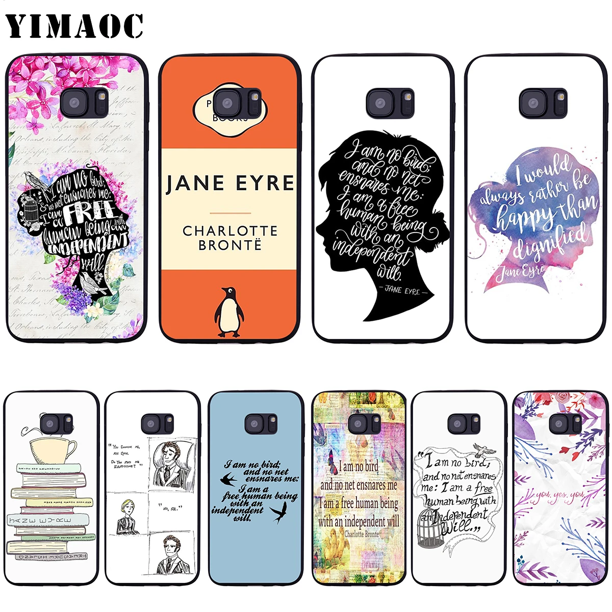 Мягкий силиконовый чехол YIMAOC Jane Eyre для Samsung Galaxy S6 S7 Edge S8 S9 Plus A3 A5 A6 Note 8 9 | Мобильные