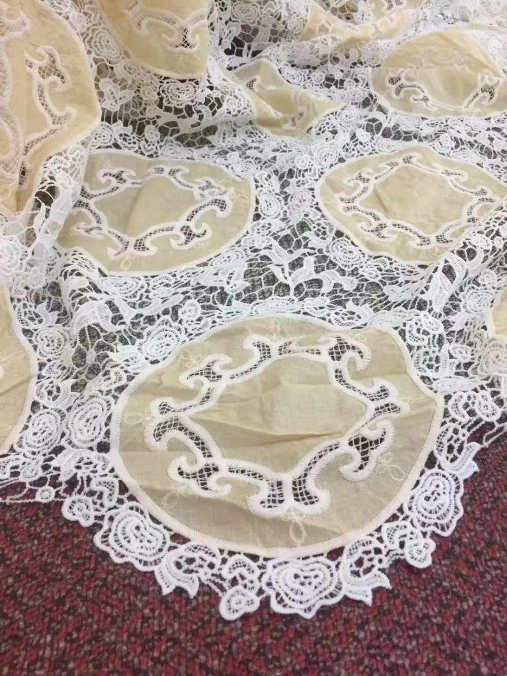 Milk silk new arrival african lace fabrics high quality cord lace guipure lace fabric 2018 ZLS03-18
Milk silk new arrival african lace fabrics high quality cord lace guipure lace fabric 2018 ZLS03-18