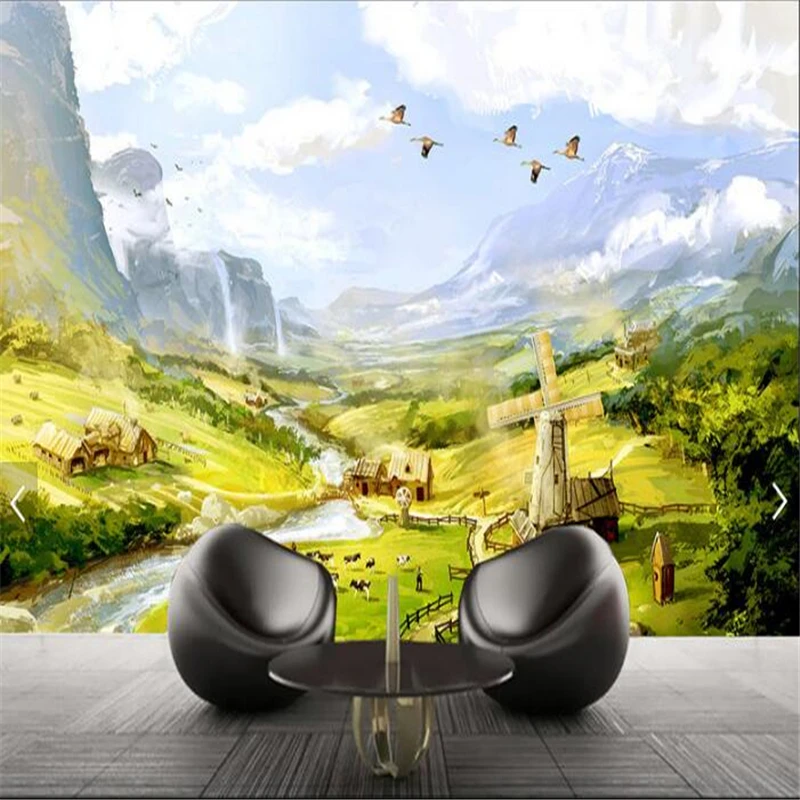 beibehang 3d custom photo wallpaper wall murals wall stickers Outside the world, the European style landscape
beibehang 3d custom photo wallpaper wall murals wall stickers Outside the world, the European style landscape