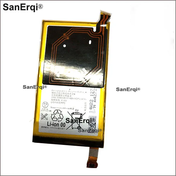 With NFC Battery LIS1547ERPC For SONY Z2A Z2 MINI ZL2 SOL25 D6563 3000mAh NFC Battery
With NFC Battery LIS1547ERPC For SONY Z2A Z2 MINI ZL2 SOL25 D6563 3000mAh NFC Battery