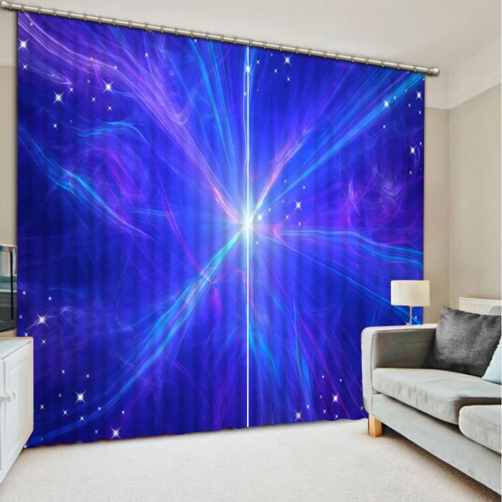 Luxury Blackout 3D Window Curtains For Living Room Bedroom Customized size blue curtains
Luxury Blackout 3D Window Curtains For Living Room Bedroom Customized size blue curtains
