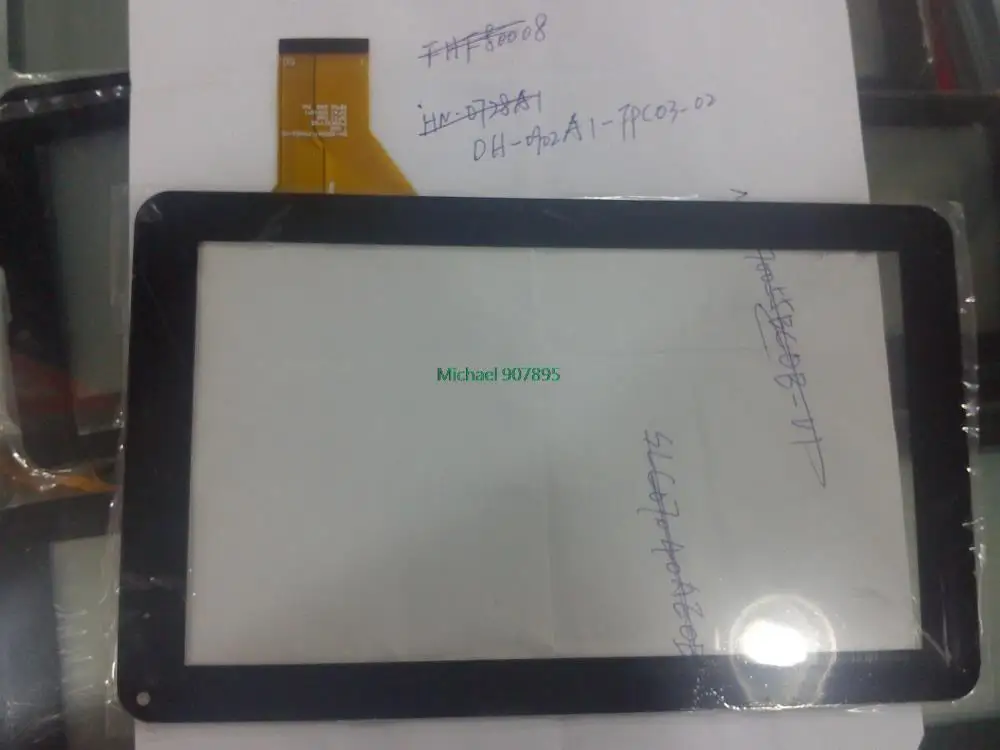 Outside the 9inch DH-0901A1-Fpc03-2 touch screen DH-0902A1-Fpc03-02 screen capacitive touch screen genuine noting size and color
Outside the 9inch DH-0901A1-Fpc03-2 touch screen DH-0902A1-Fpc03-02 screen capacitive touch screen genuine noting size and color