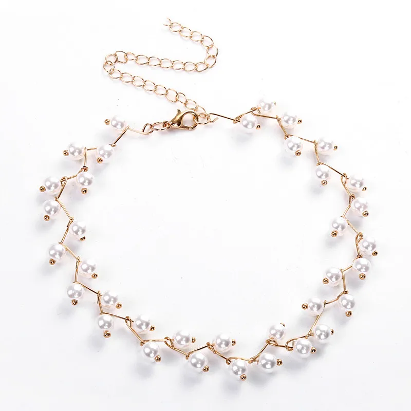 Trendy Elegance Statement Necklace Charm Simulated Pearl Bead Choker Necklace For Women Kolye Collier Femme 2018 New N972019
Trendy Elegance Statement Necklace Charm Simulated Pearl Bead Choker Necklace For Women Kolye Collier Femme 2018 New N972019