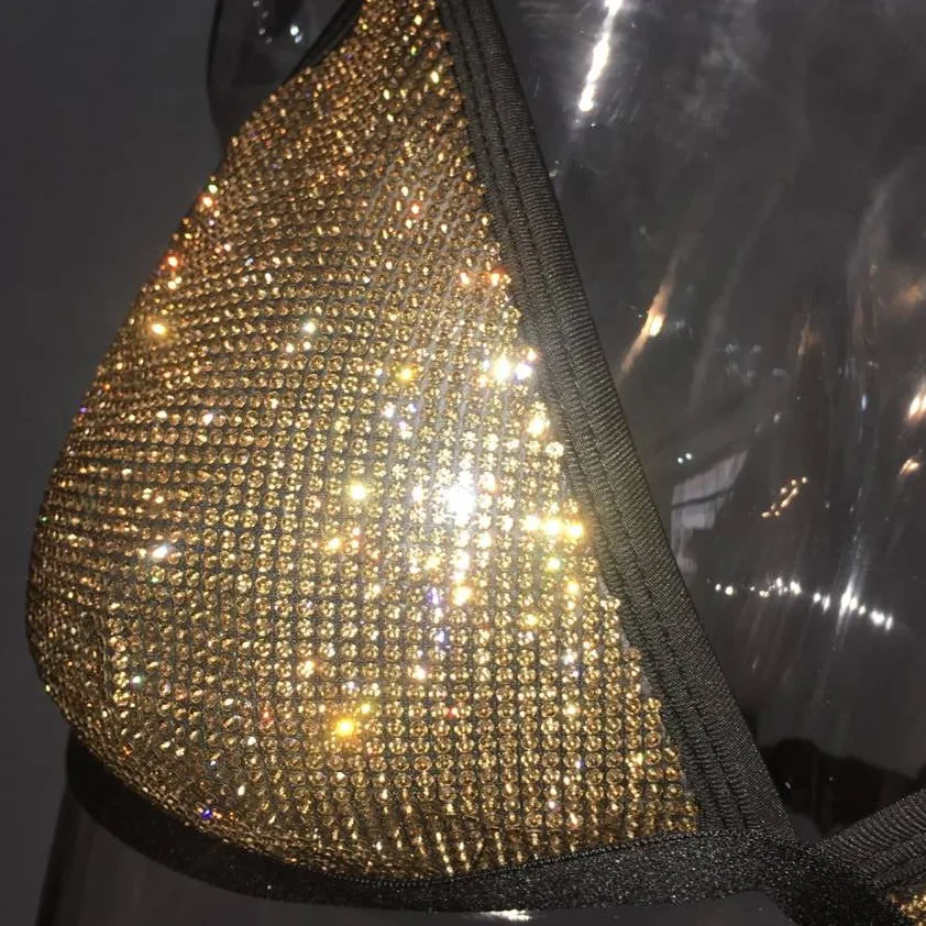 Sexy Glitter Diamond Sequin Bra Two Piece Set Women Sexy Spaghetti Strap Low Waist Beach Bling Diamond Bra Sets
Sexy Glitter Diamond Sequin Bra Two Piece Set Women Sexy Spaghetti Strap Low Waist Beach Bling Diamond Bra Sets