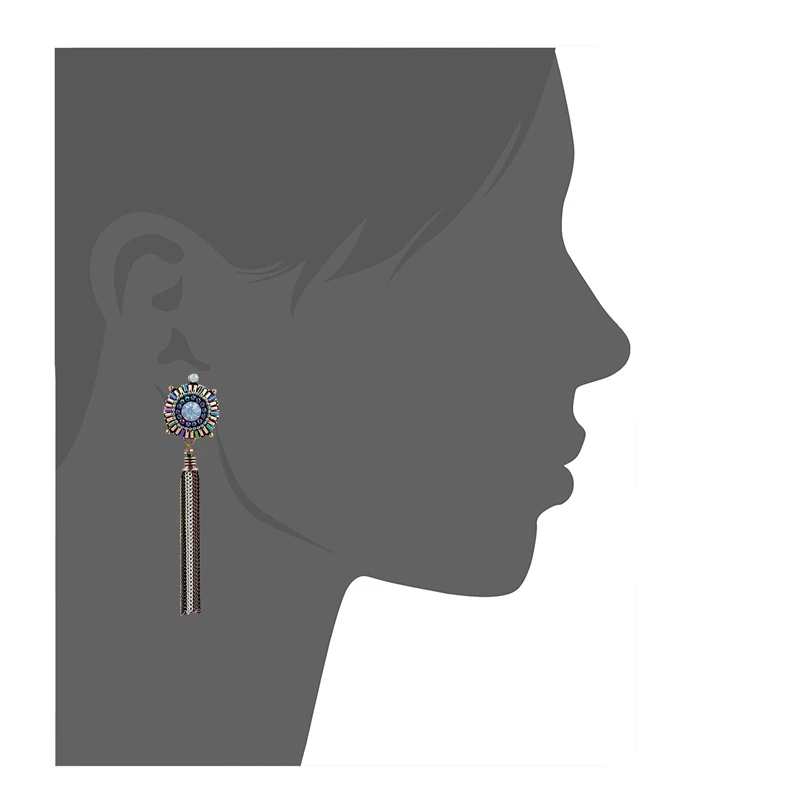 TOUCHEART Long Tassel Multicolor Crystal Bead Fashion Jewelry Geometric Dangle Drop Earrings for Women SER160103
TOUCHEART Long Tassel Multicolor Crystal Bead Fashion Jewelry Geometric Dangle Drop Earrings for Women SER160103