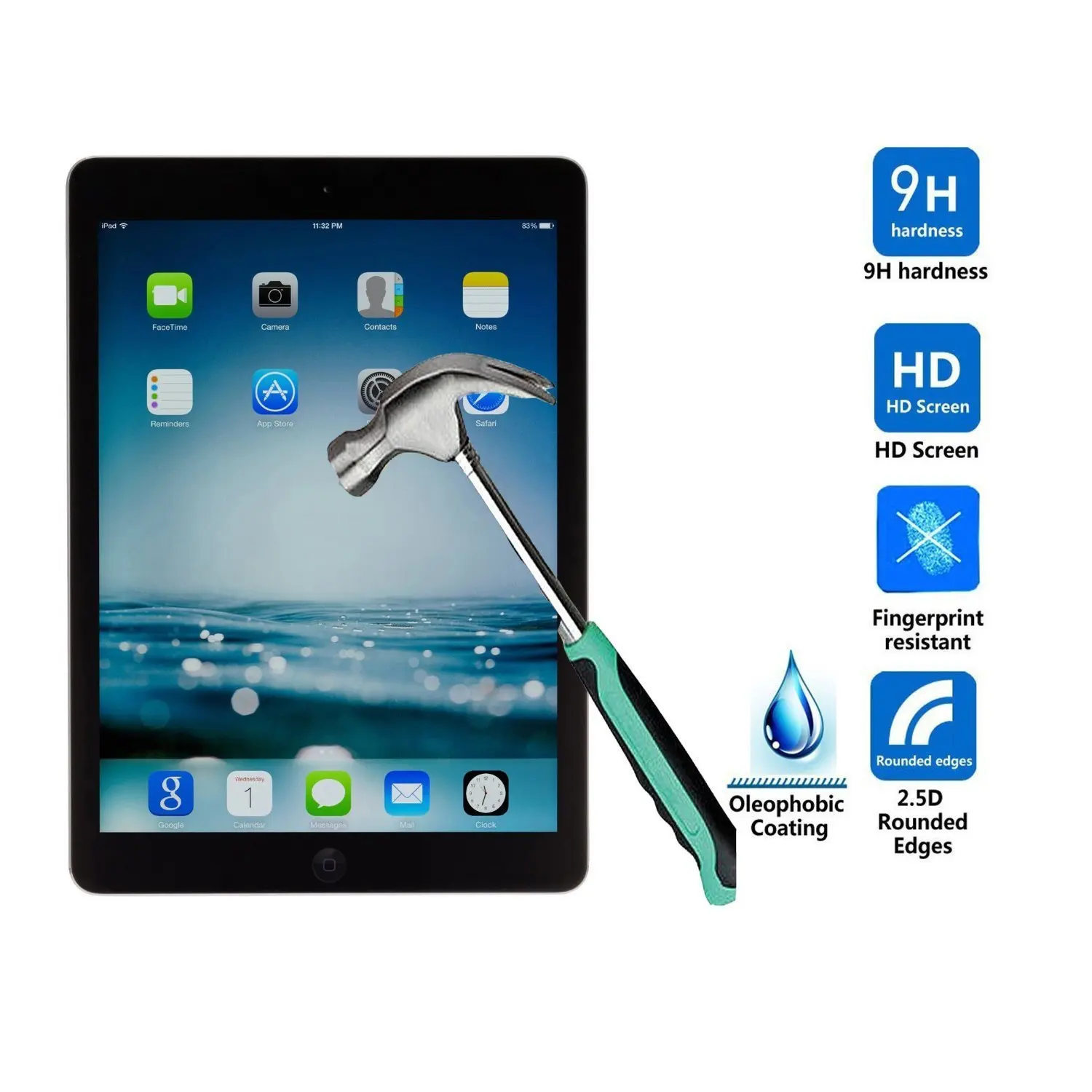 2 Packs Ultra Thin Tempered Glass for iPad Pro 10.5, 9H Tempered Glass Screen Protector for iPad Pro 10.5 Protective Film
2 Packs Ultra Thin Tempered Glass for iPad Pro 10.5, 9H Tempered Glass Screen Protector for iPad Pro 10.5 Protective Film