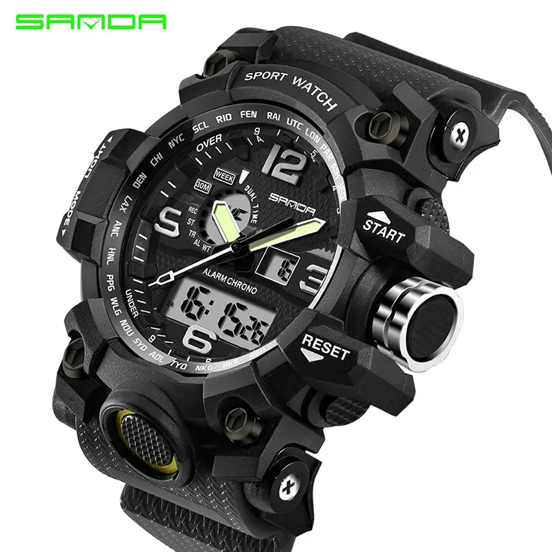 SANDA military watch men's waterproof sports watch top brand luxury men's watch men's fashion casual watch relogio masculino
SANDA military watch men's waterproof sports watch top brand luxury men's watch men's fashion casual watch relogio masculino