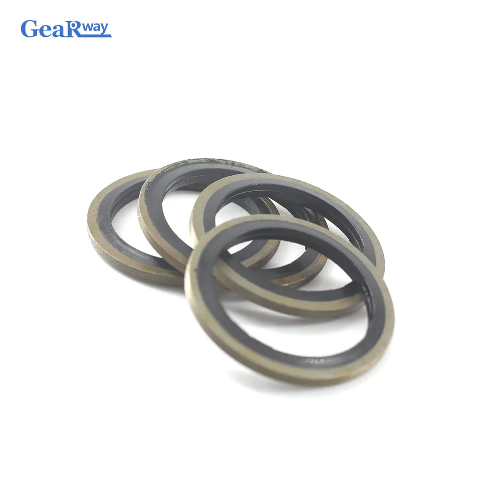 Bonded Washer Seal 27/30/33/36/39/42/45/48/52/60mm Metal Rubber Combined Washer Oil Resistance Combined Bonded Washer Seal Ring
Bonded Washer Seal 27/30/33/36/39/42/45/48/52/60mm Metal Rubber Combined Washer Oil Resistance Combined Bonded Washer Seal Ring
