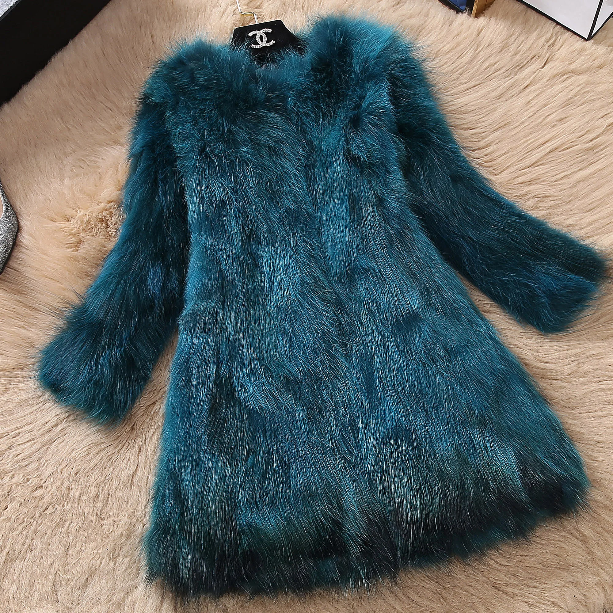 Raccoon fur coats 2020 New Korean Female Short Fox Fur Collar Nine Long Slim Raccoon Fur Coat
Raccoon fur coats 2020 New Korean Female Short Fox Fur Collar Nine Long Slim Raccoon Fur Coat