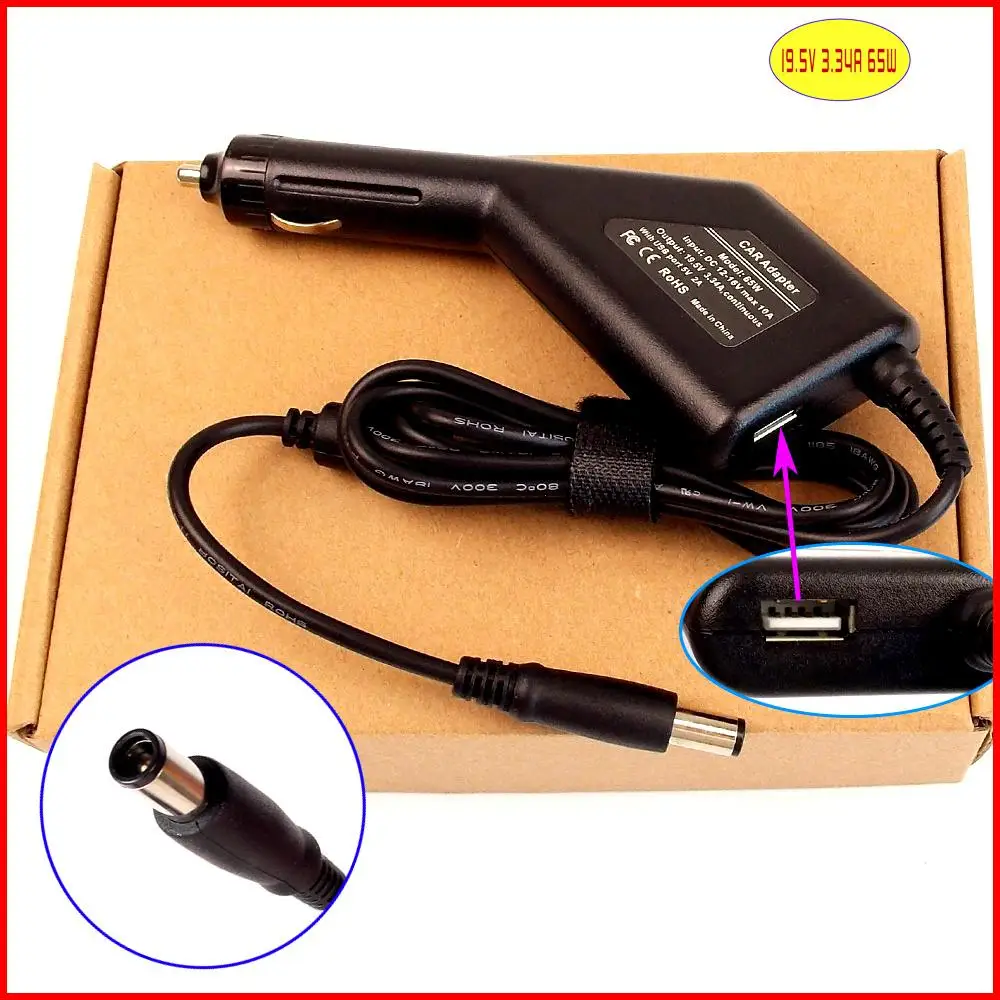 Laptop DC Power Car Adapter Charger 19.5V 3.34A 65W + USB Port for Dell 1505 1520 1521 1525 1526 1545 1564 1720
Laptop DC Power Car Adapter Charger 19.5V 3.34A 65W + USB Port for Dell 1505 1520 1521 1525 1526 1545 1564 1720