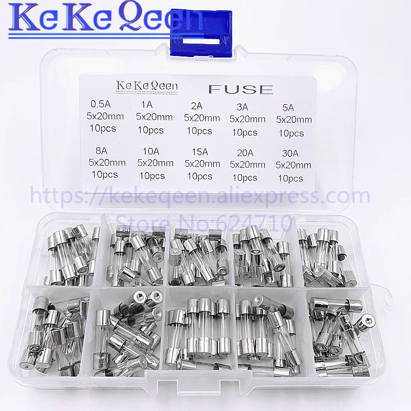 100pcs 5*20 Fast-blow Glass Tube Fuses Quick Blow Car Glass Tube Fuses Assorted Kit Amp 5X20 with Box Assortment Kit fusiveis
100pcs 5*20 Fast-blow Glass Tube Fuses Quick Blow Car Glass Tube Fuses Assorted Kit Amp 5X20 with Box Assortment Kit fusiveis