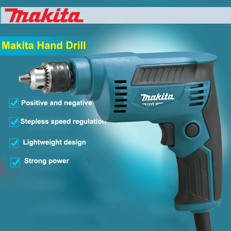 Новая японская электрическая дрель Makita M6500B ручная Высокоскоростная дрель многофункциональные электроинструменты 230 Вт 4500 об/мин с ключом д...
Новая японская электрическая дрель Makita M6500B ручная Высокоскоростная дрель многофункциональные электроинструменты 230 Вт 4500 об/мин с ключом д...