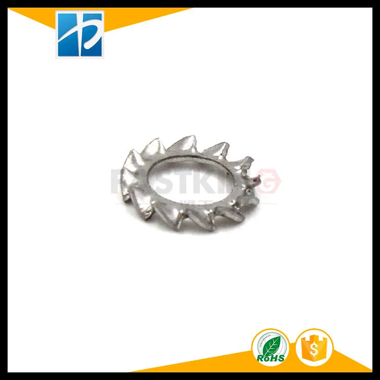 (50 шт./лот) M3 4 5 6 8 10 12 14 16 20 SUS304 DIN6798A Внешний зубчатый уплотнитель из нержавеющей
